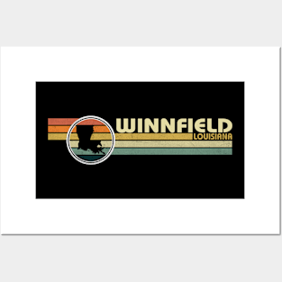 Winnfield Louisiana vintage 1980s style Posters and Art